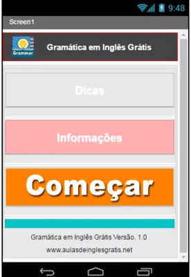 Gramática em Inglês Grátis android App screenshot 0