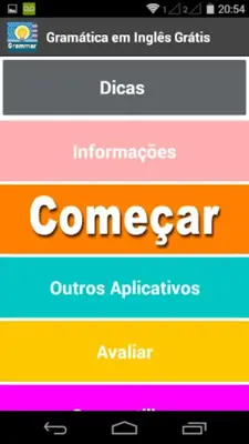 Gramática em Inglês Grátis android App screenshot 2